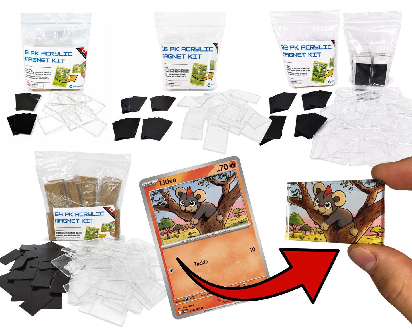 TCG Pro Collection - Acrylic Magnet Kit